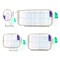 Sew Tech Embroidery Hoops for Brother PE900 PE800 SE2000 SE1900 PE770 780D PE700 PC6500 Brother Innovis 1250 700 Babylock Embroidery Machine Hoop